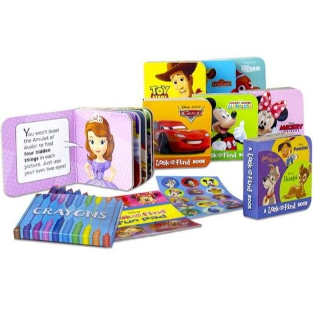 Disney: Look and Find My Little Bucket of Books (Other) - Picture 2 of 3